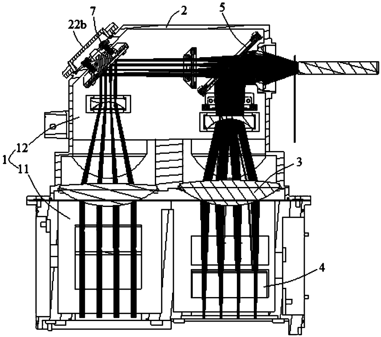 Light source module of laser television and laser projection television