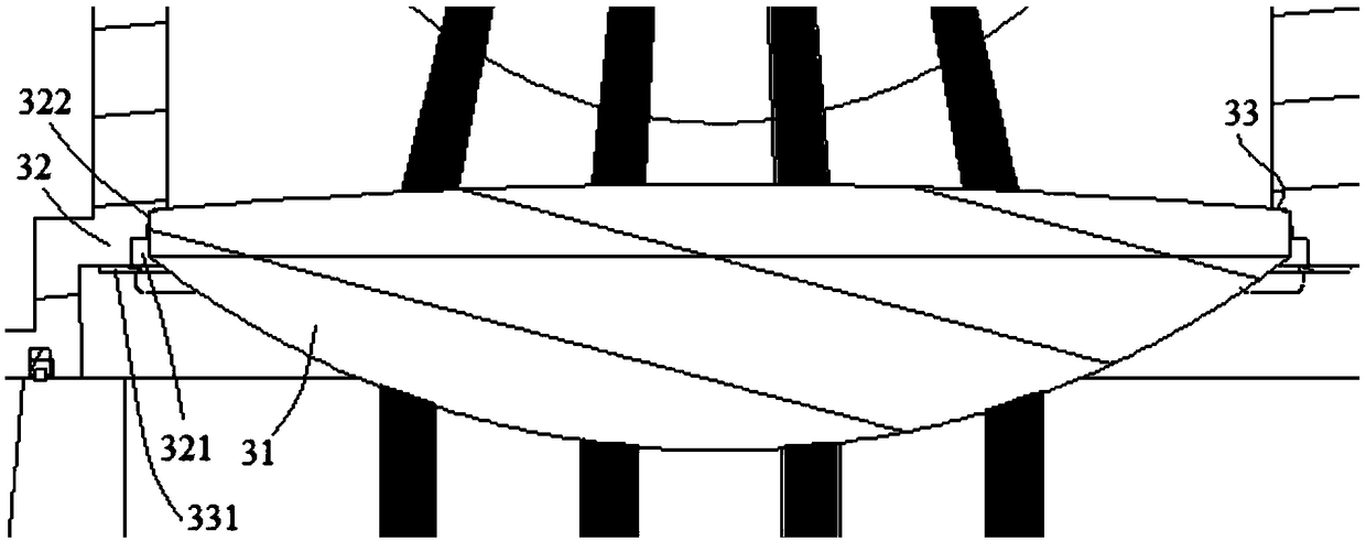 Light source module of laser television and laser projection television