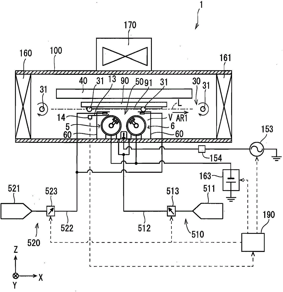 Sputtering device