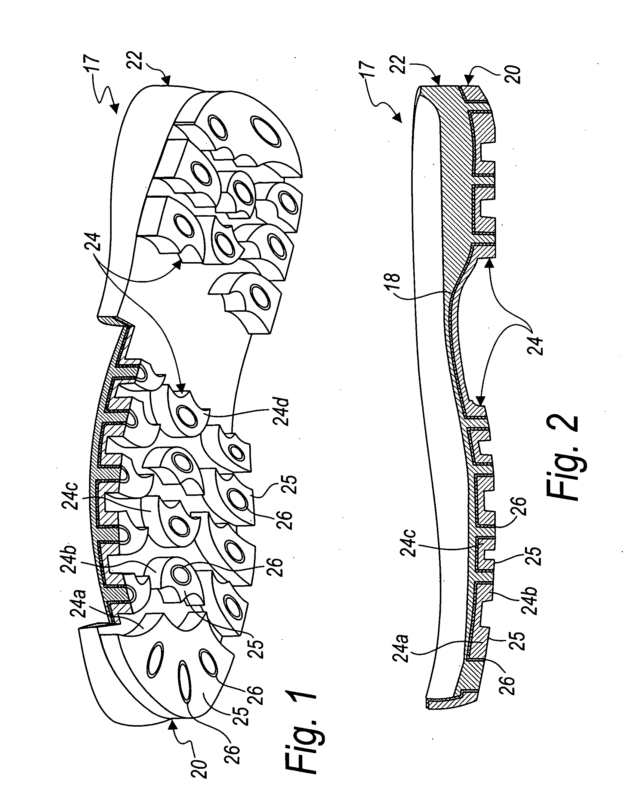 Antislip tread and method for providing said tread