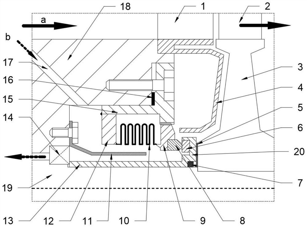 Mechanical sealing structure for air turbine assembly of hypersonic aircraft