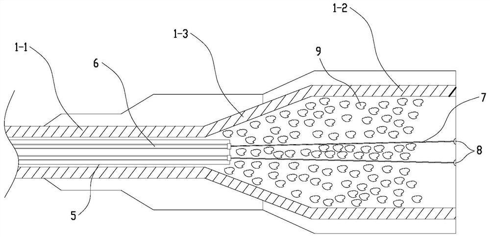 Tumor ablation needle with blood coagulation function