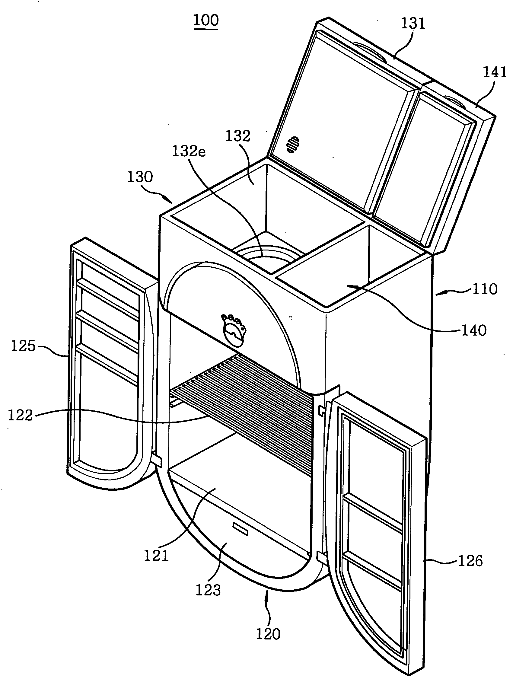 Multi-functional child care storage having a steam sterilizing compartment