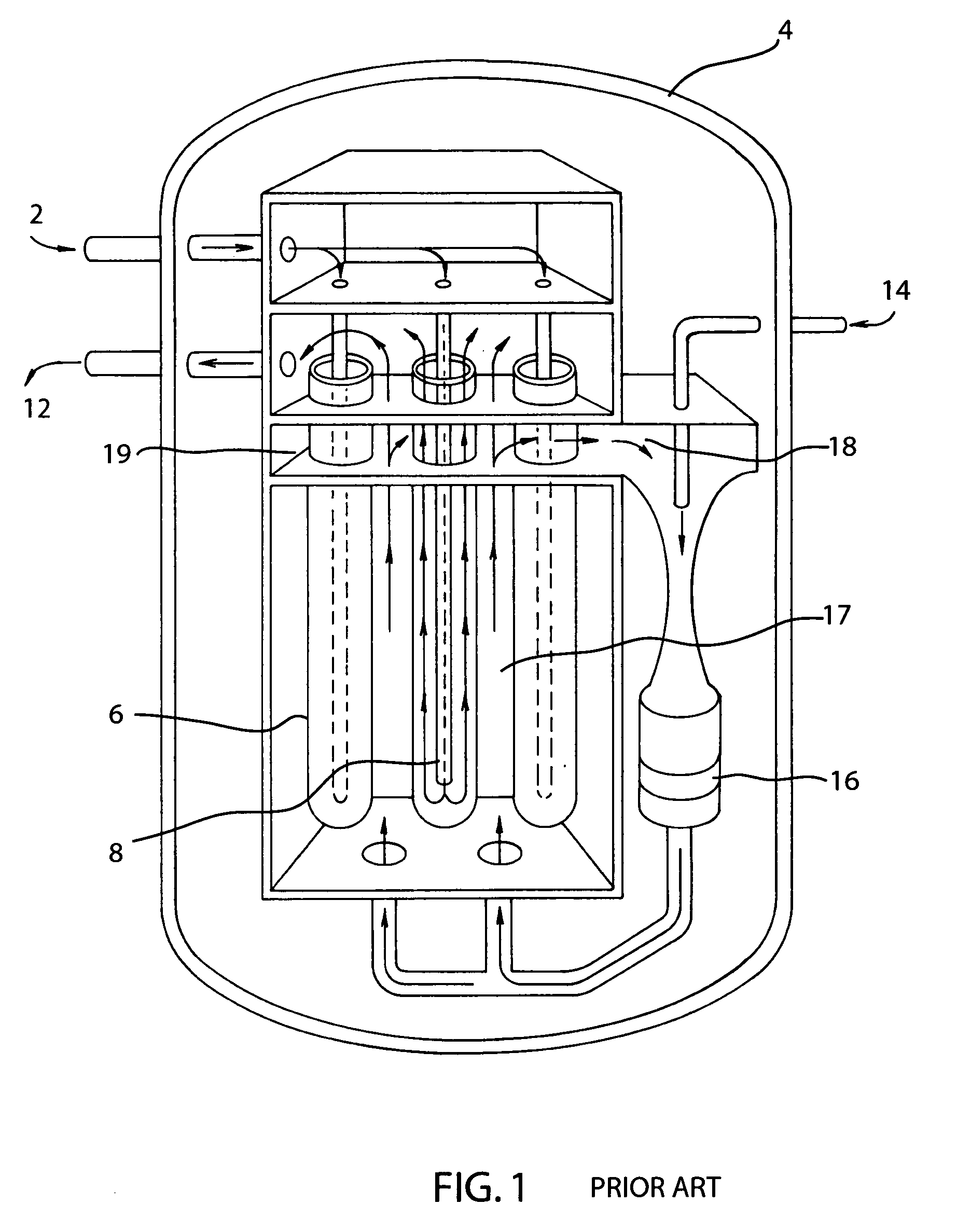 Anode gas stack start-up heater and purge gas generator