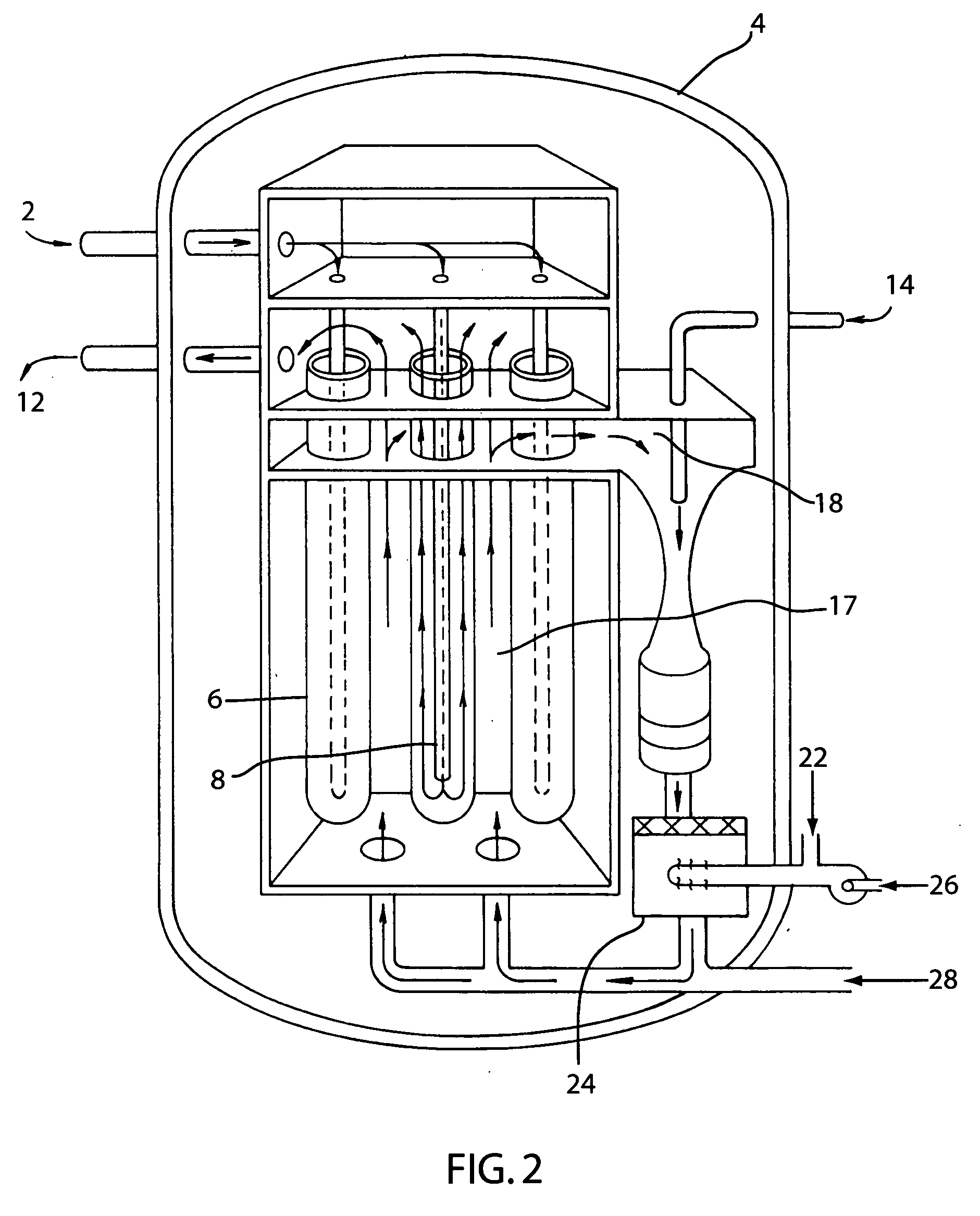 Anode gas stack start-up heater and purge gas generator