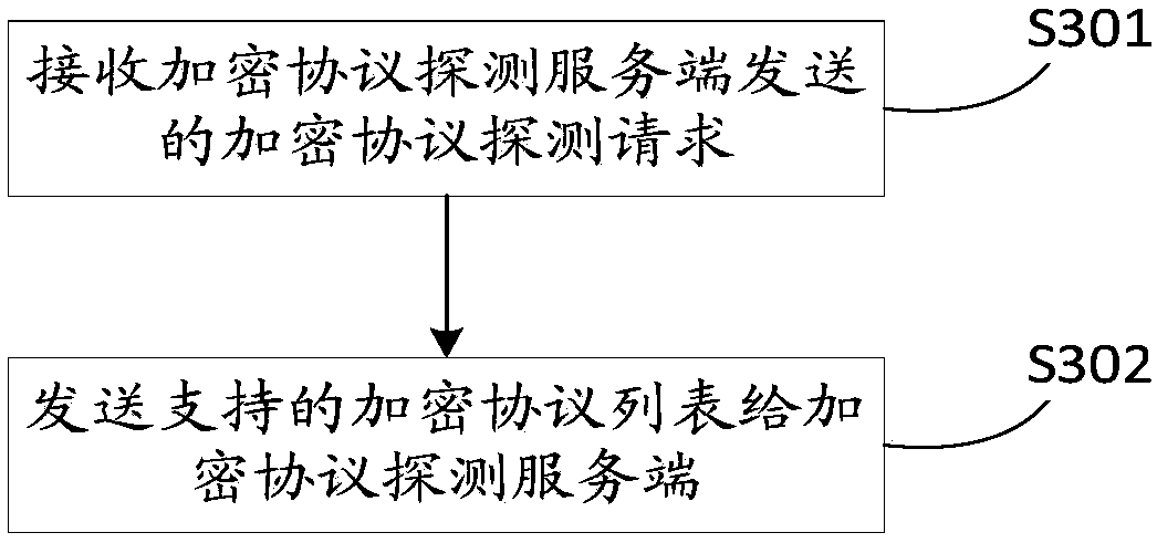 Method, device and system for encrypting transmission data, controlling and detecting encrypted protocol