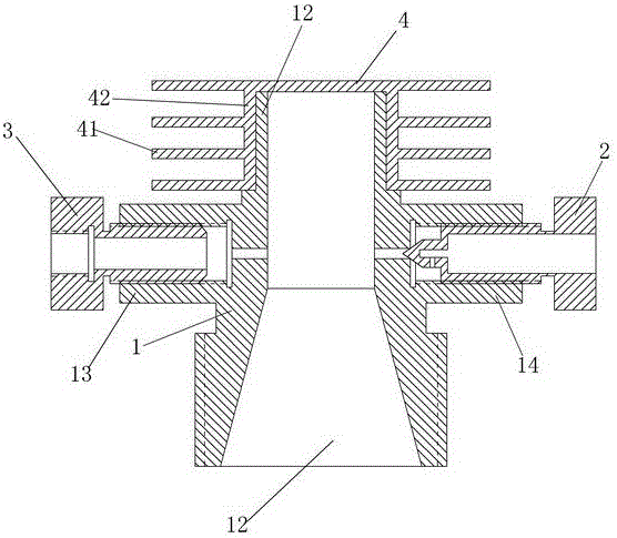 Multifunctional intelligent nozzle structure