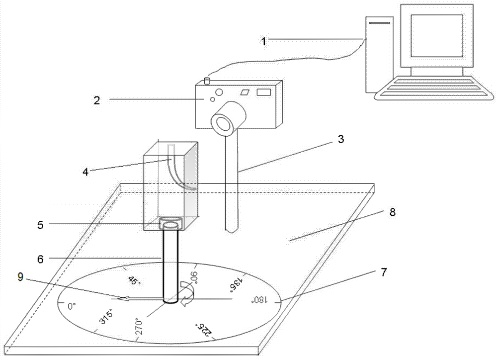 Root canal preparation effect detection method and device in stomatology teaching