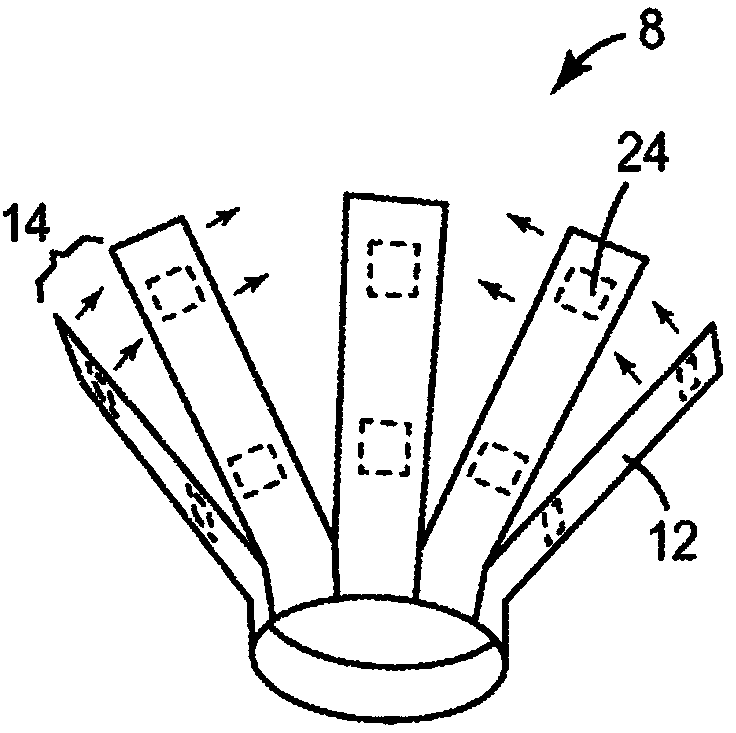 Flexible light emitting semiconductor device having three-dimensional structure