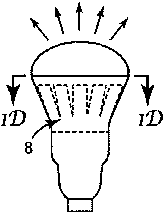 Flexible light emitting semiconductor device having three-dimensional structure