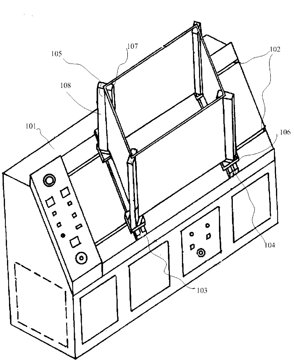 Method and device for assembling and forming wood box