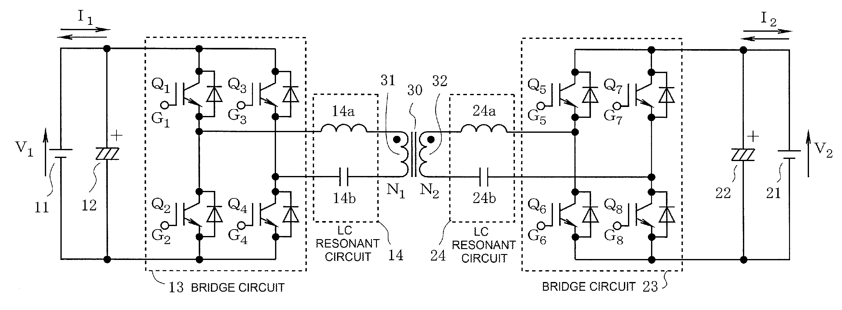 Bidirectional dc/dc converter