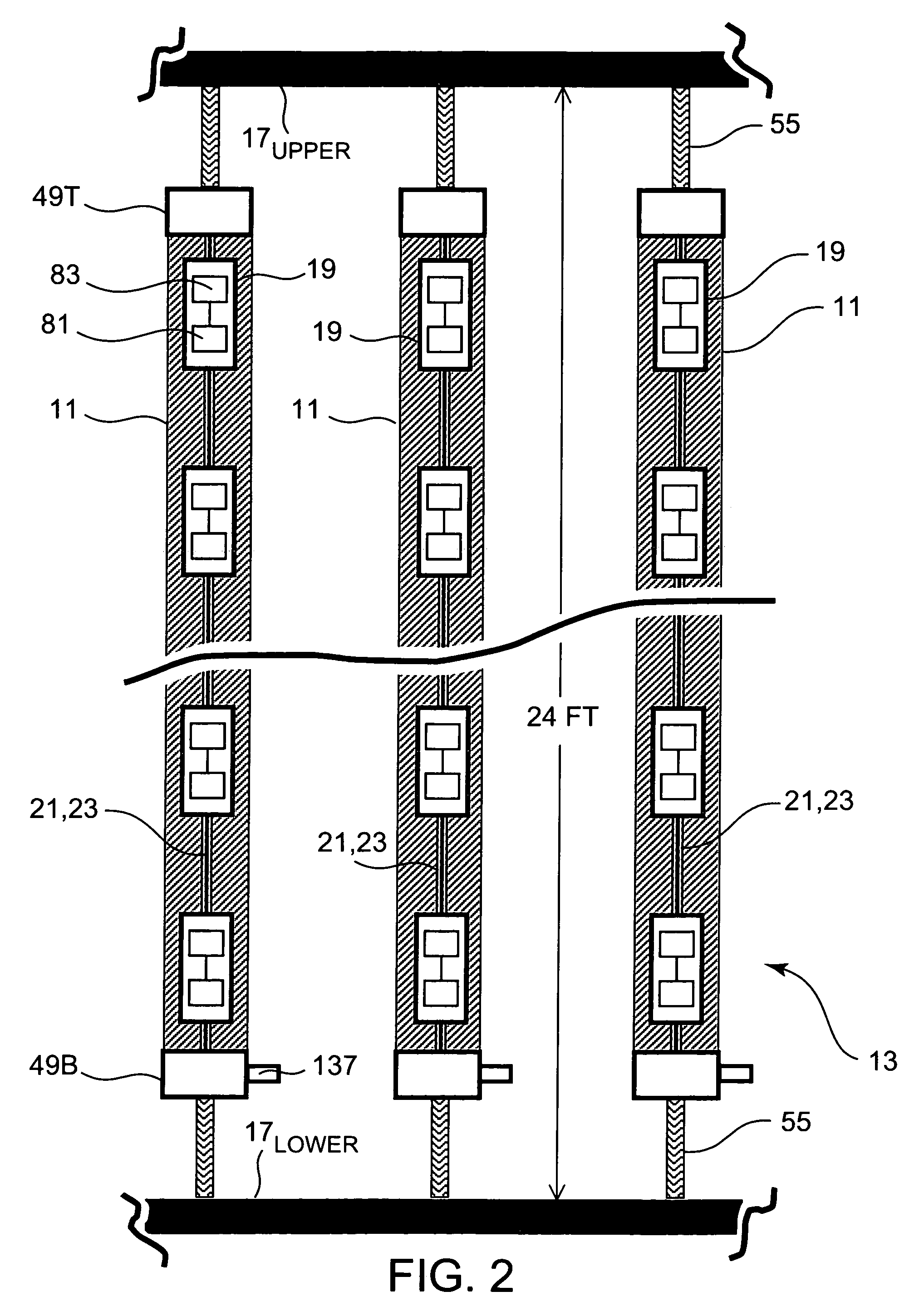 Non-kinking oil-filled acoustic sensor stave