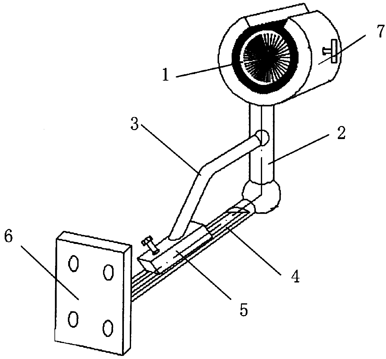 Device capable of clearing away drilling winding scraps