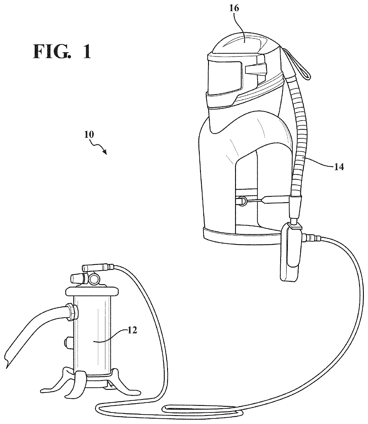 Supplied air respirator