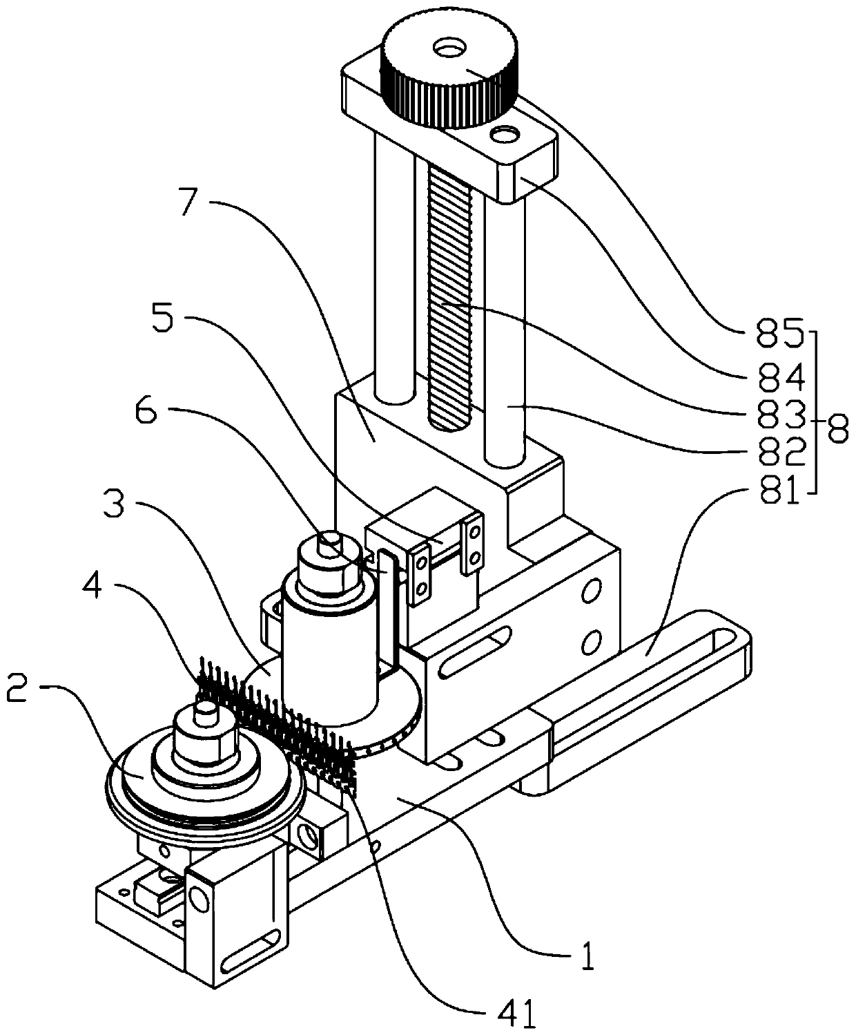 Counter jig for high-speed electroplating production line