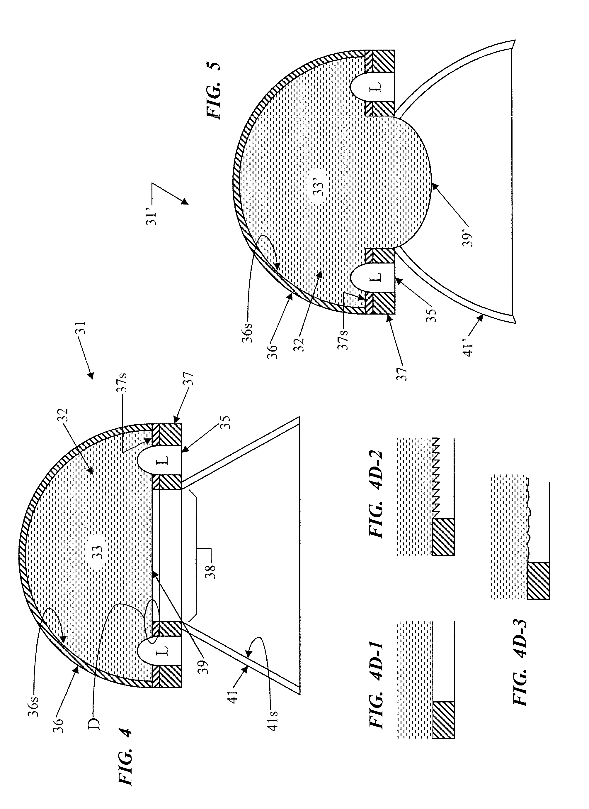 Solid state lighting using light transmissive solid in or forming optical integrating volume