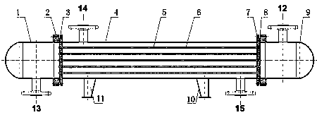 Vapor-liquid two-phase flow heat exchange pipe