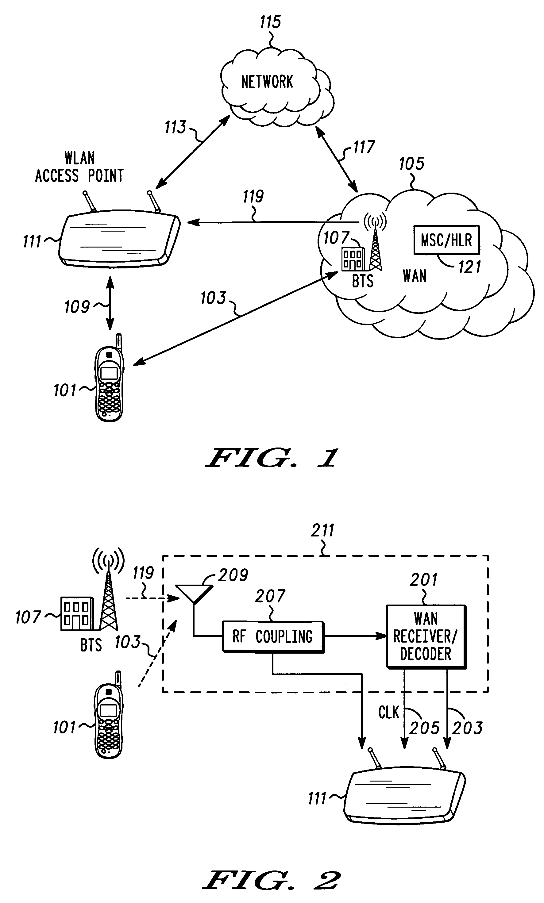 Mechanism for hand off using subscriber detection of synchronized access point beacon transmissions