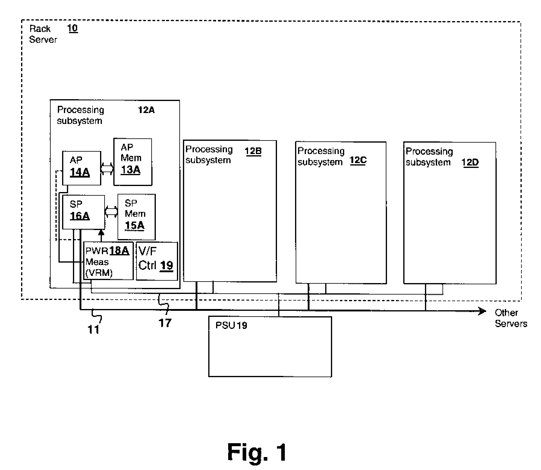 Method and system for real-time prediction of power usage for a change to another performance state