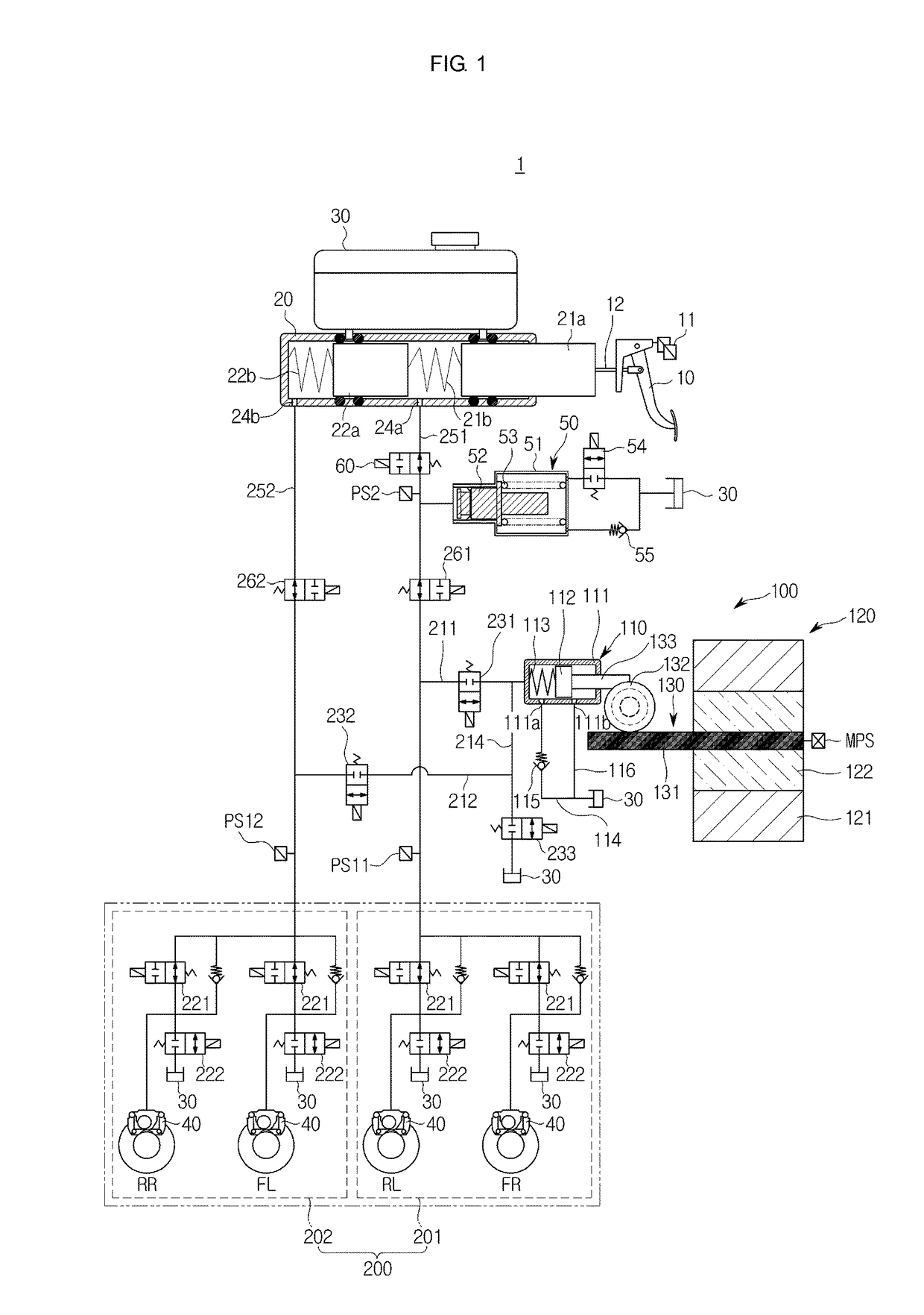 Electronic brake system and control method thereof