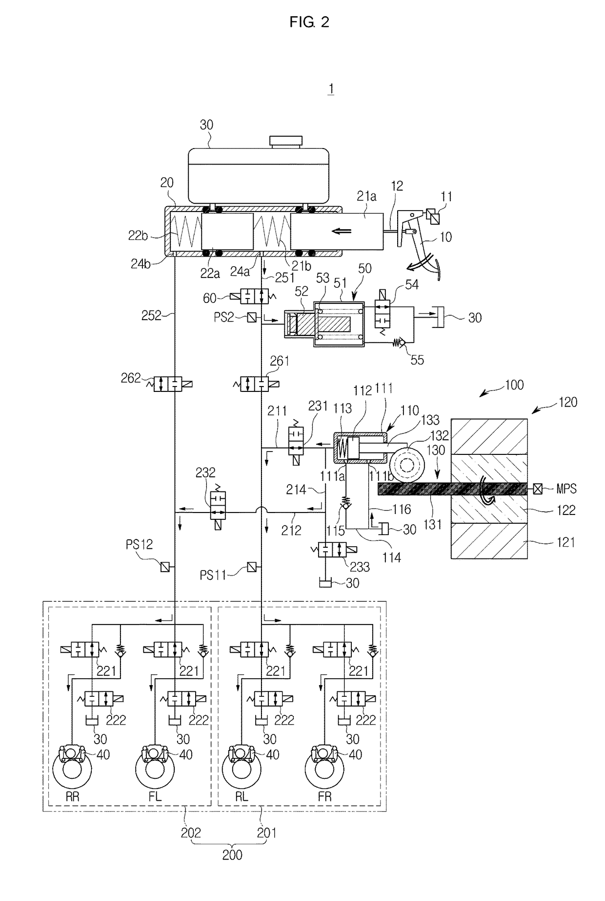 Electronic brake system and control method thereof