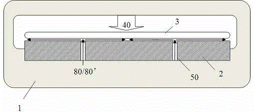 Gas supply device and method for cooling static sucker