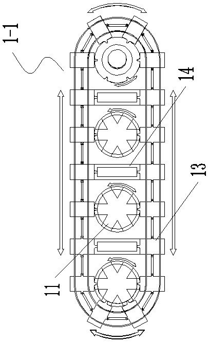 Track-and-field-ground-type plane circulating garage