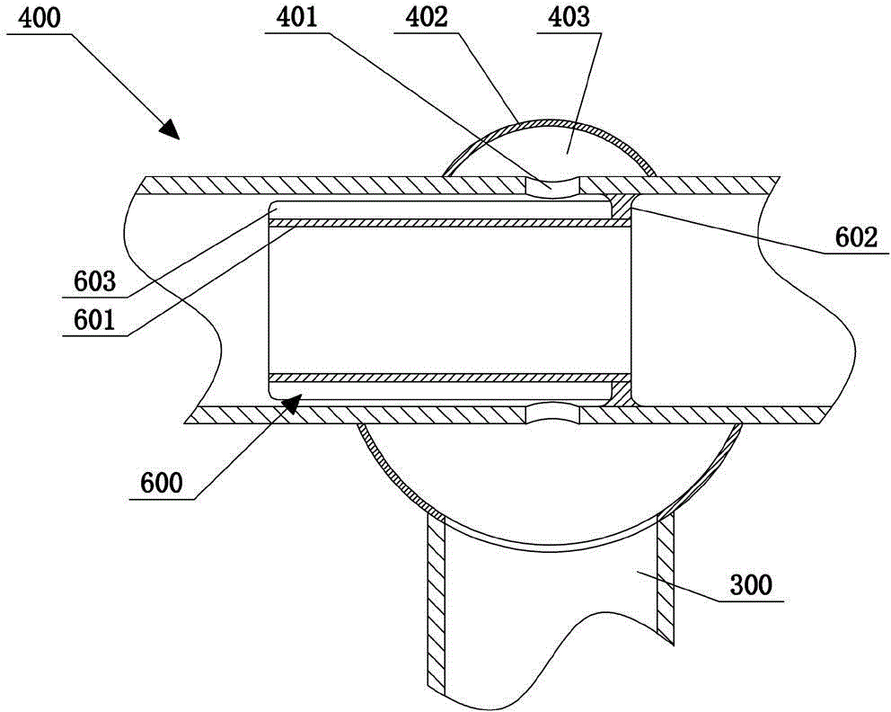 A double-wall corrugated pipe tee connector