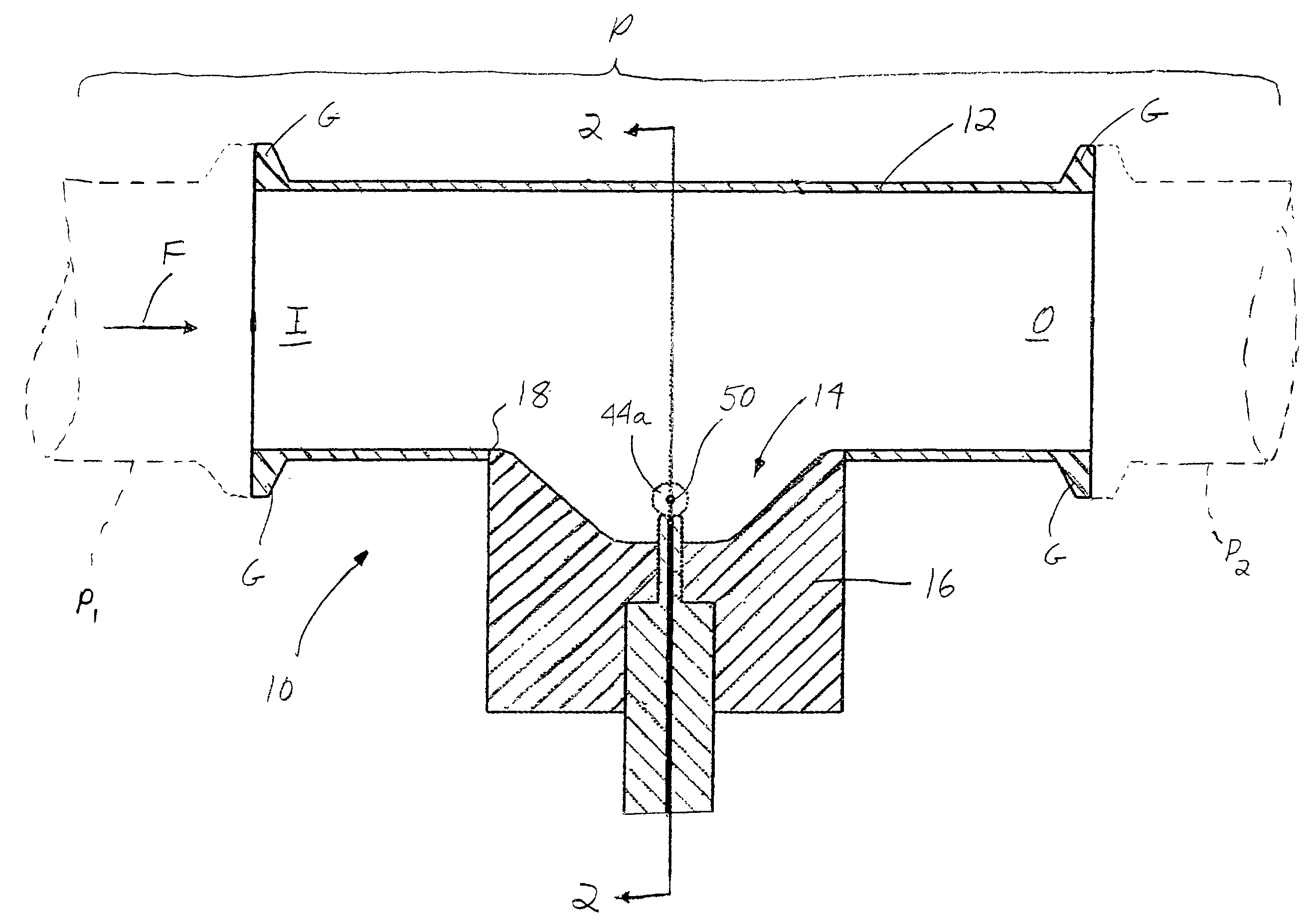 System and method for sensing a characteristic of a fluid and related apparatus