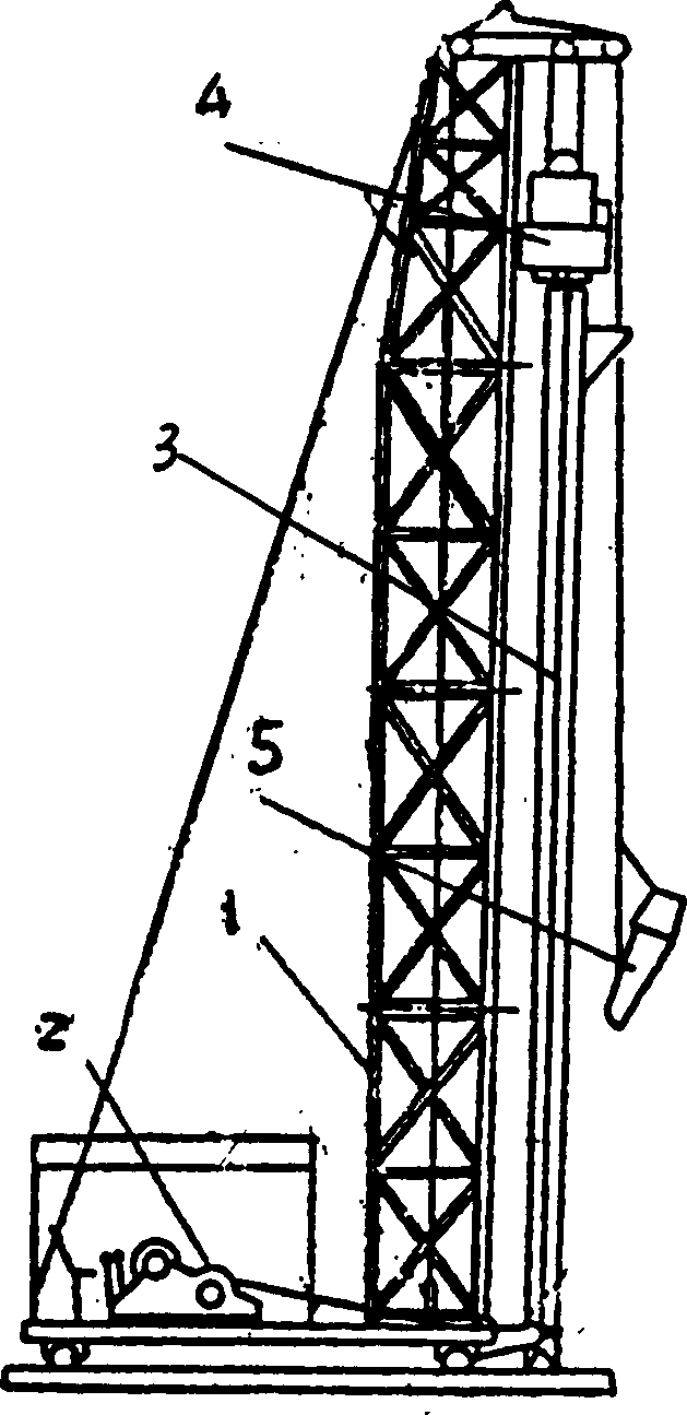 Cross thin wall pipe-sinking device for vibration pipe-sinking pile-dilling machine and pile-filling method thereof