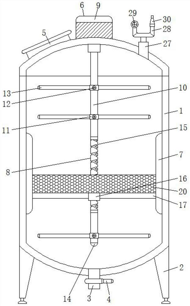 Method for preparing gynecological lotion bacteriostatic substance by using traditional Chinese medicines, and extraction device thereof