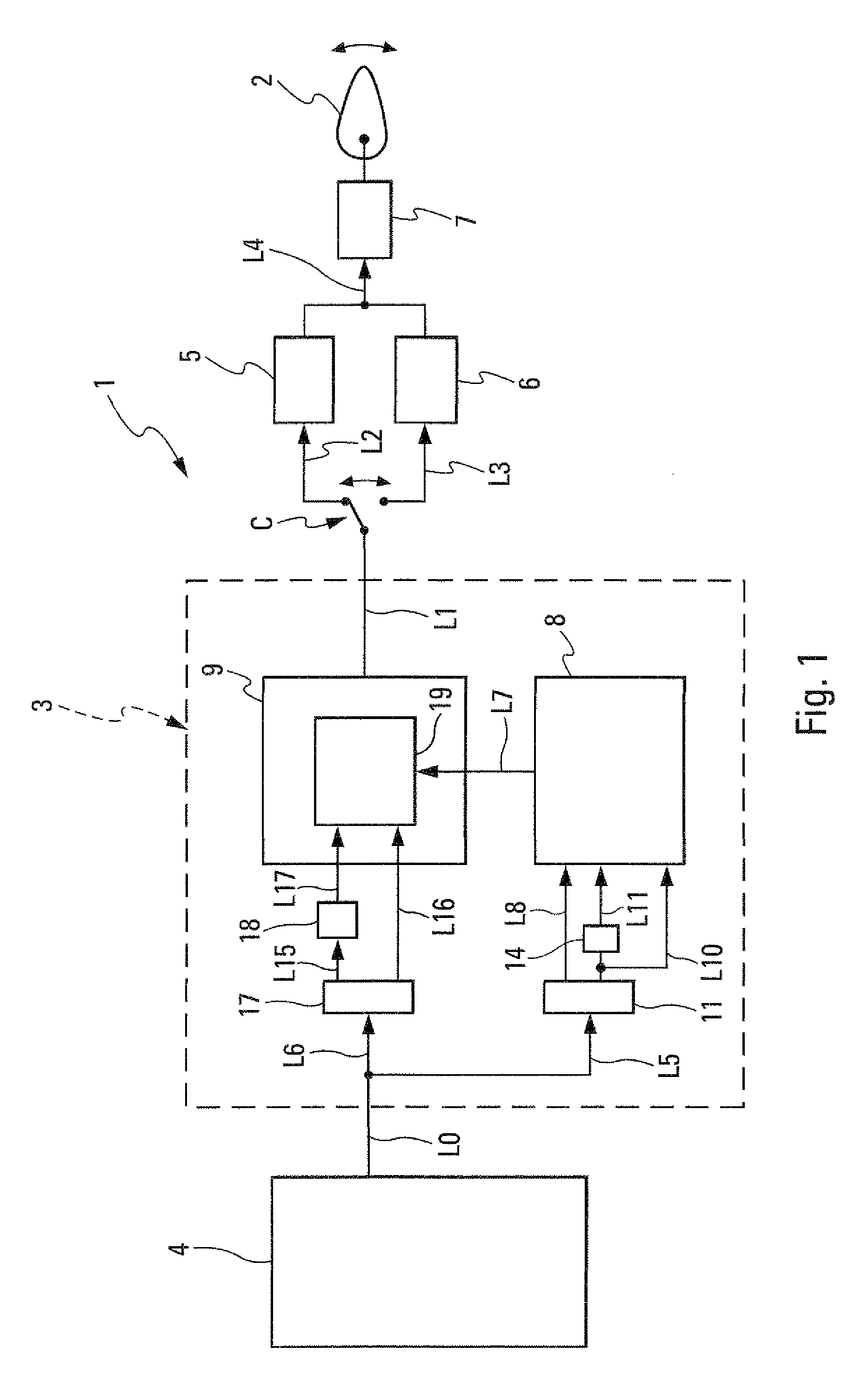 Method and system for determining flight parameters of an aircraft