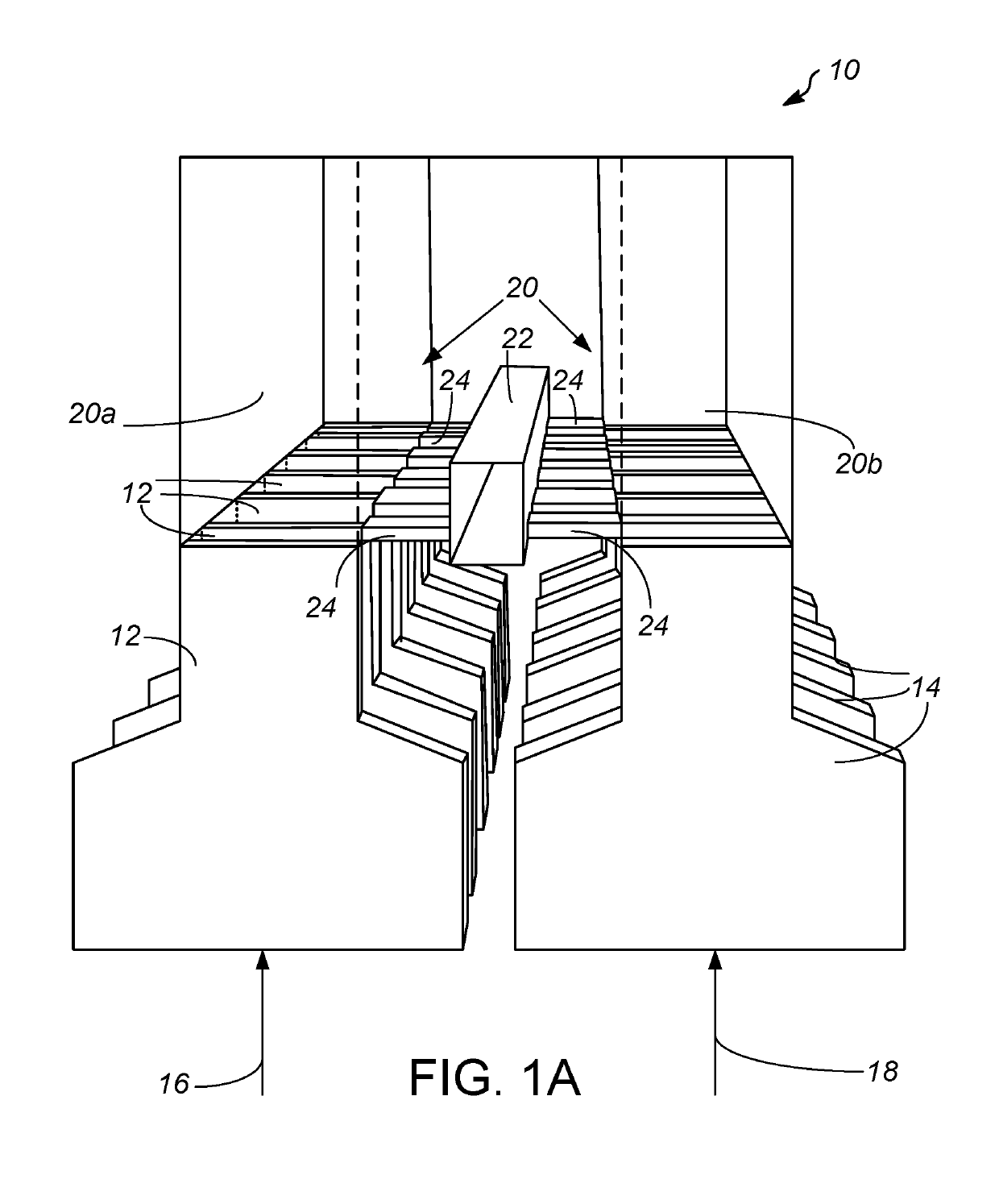 Process and apparatus for a convection charge heater having a recycle gas distributor