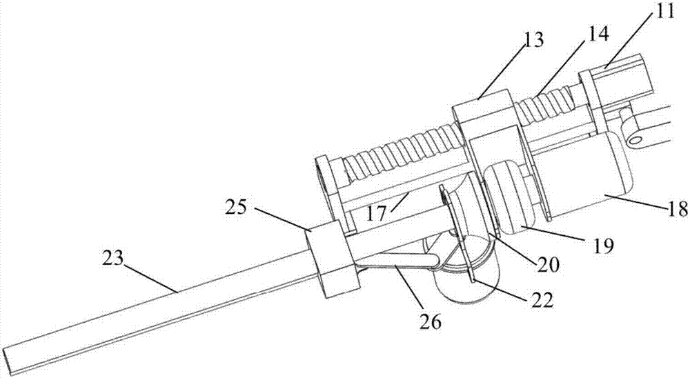 A mechanical arm for urinary surgery operation