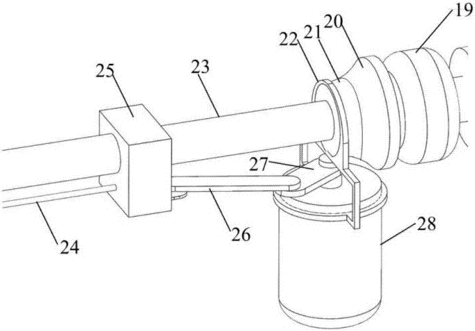 A mechanical arm for urinary surgery operation