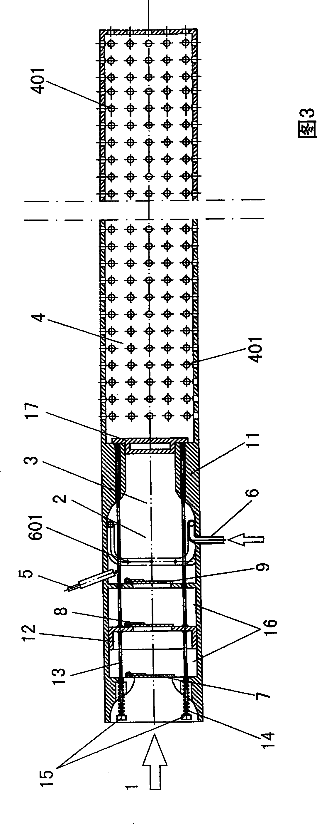 Pulse vector high-pressure burner