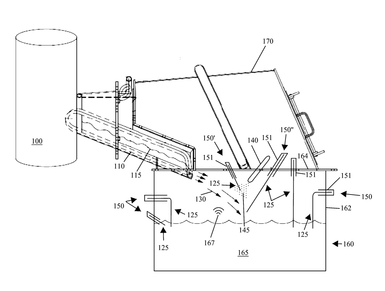 Acoustic emission system and method for predicting explosions in dissolving tank