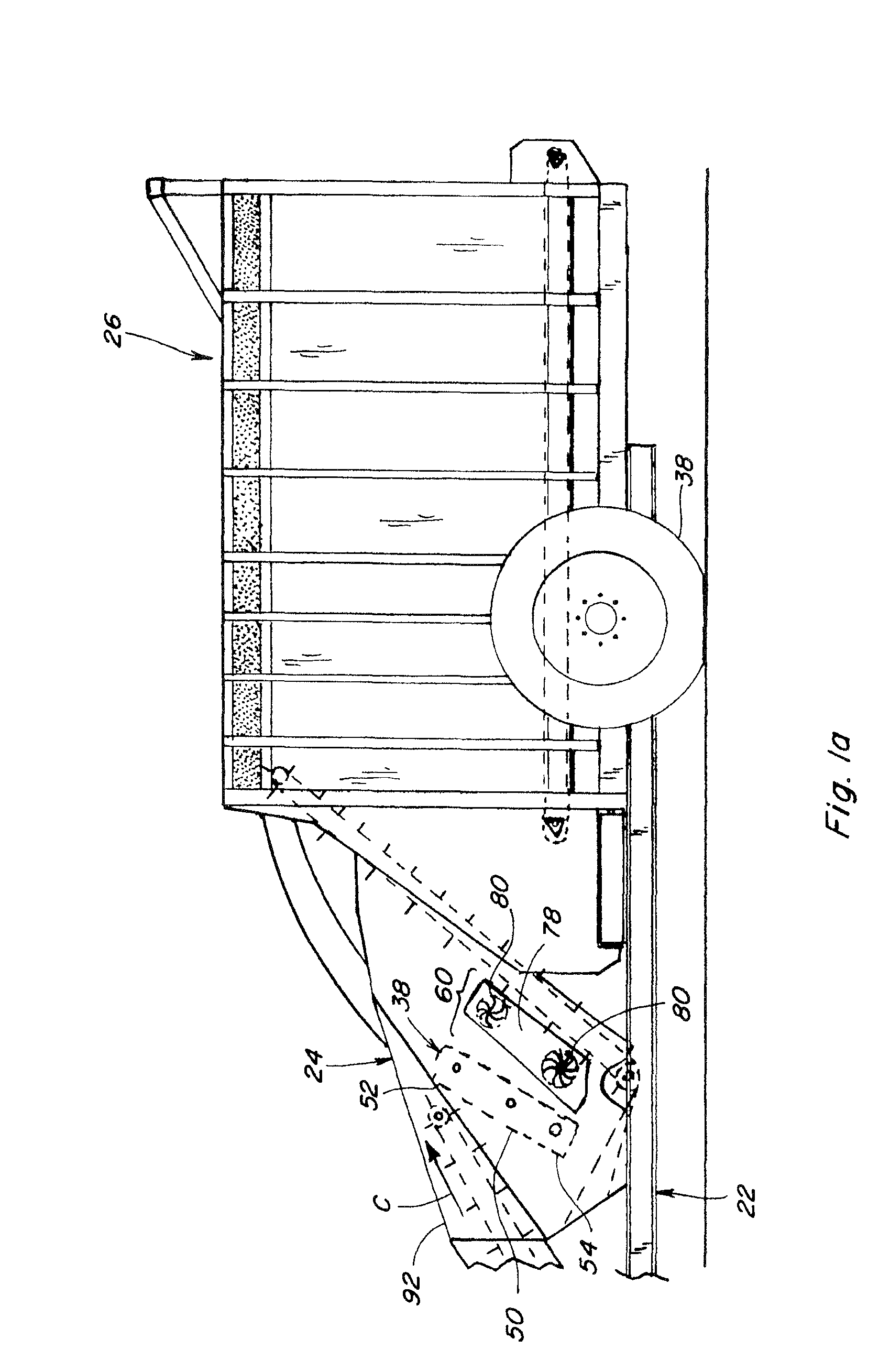 Corn cob conveyor system with positive de-husking capability