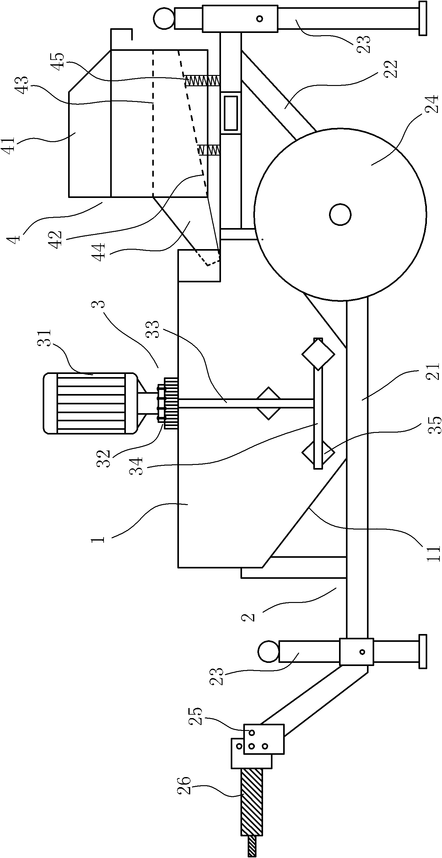 Mortar material storage method for mortar pump machine and mortar material storage device