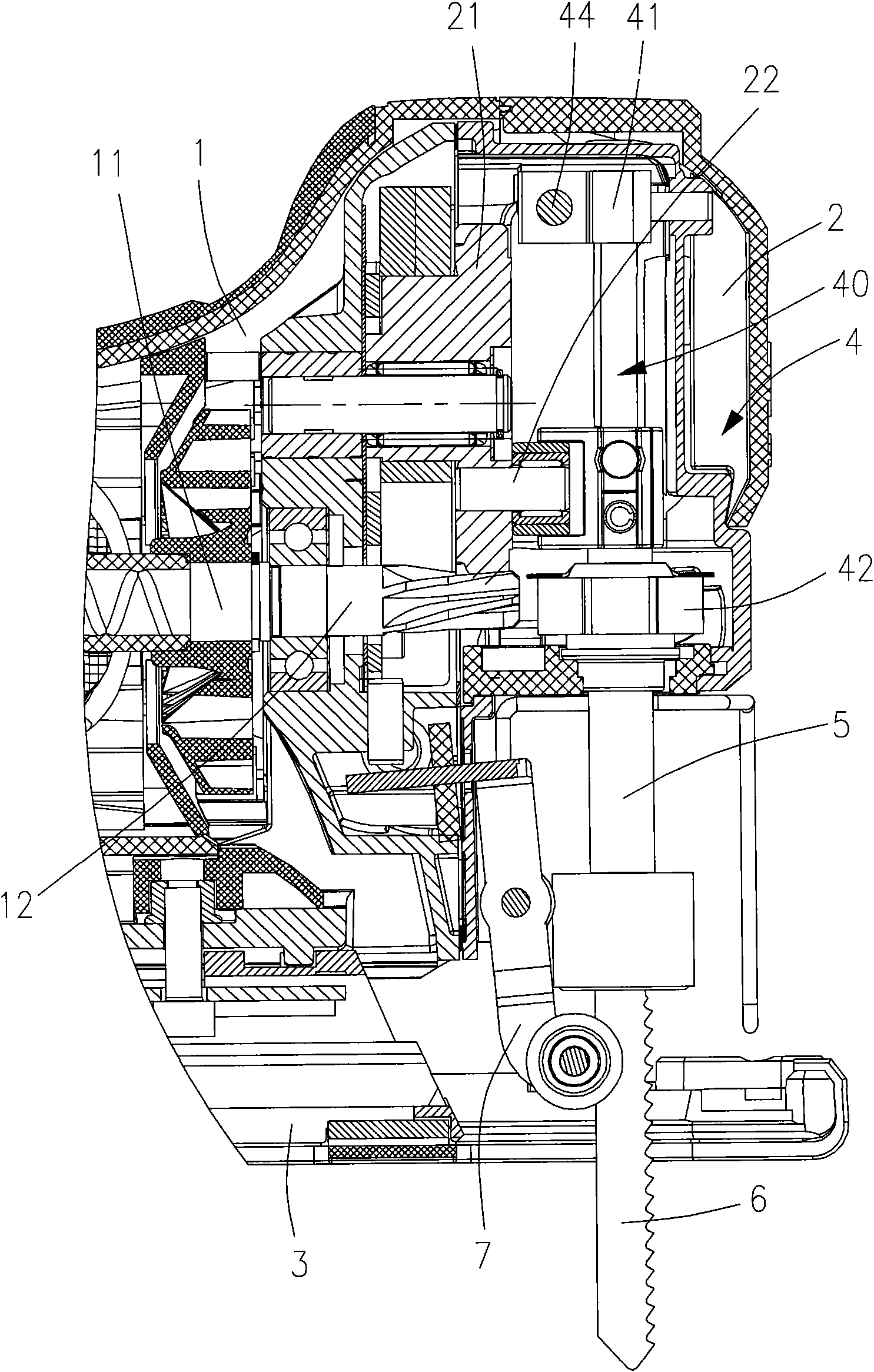 Reciprocating cutting tool