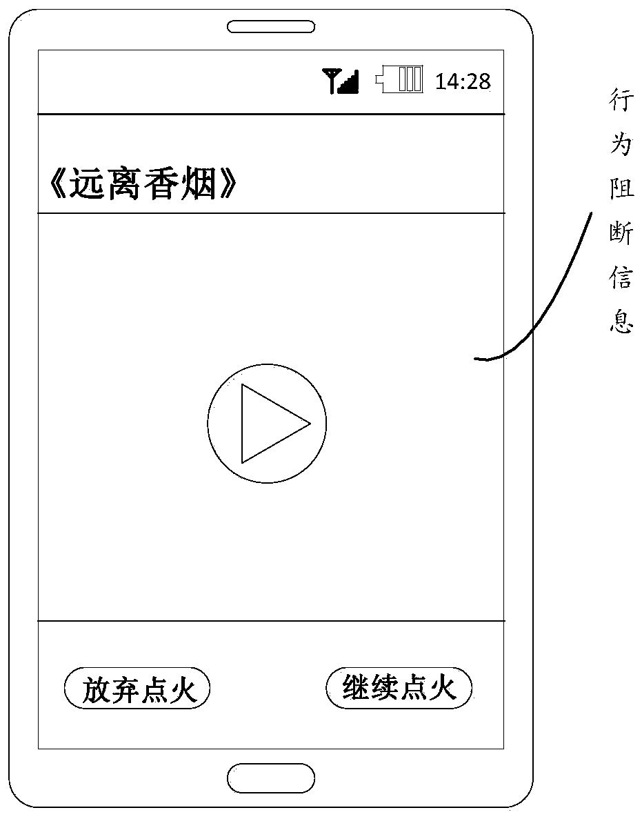 Information prompting method, device, user equipment, ignition equipment and system