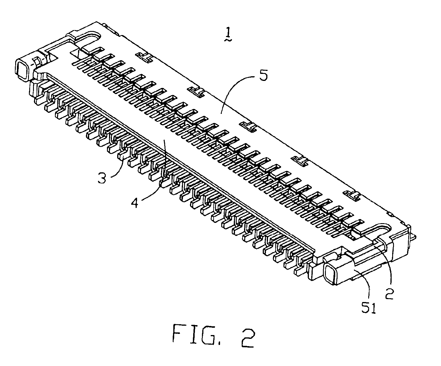 Electrical connector for flexible printed circuit board