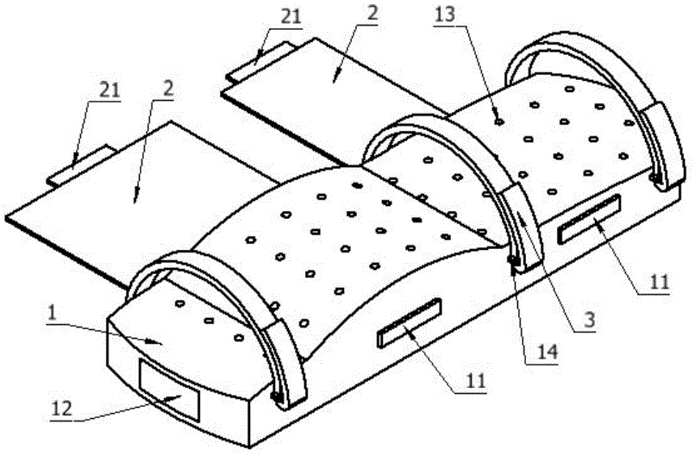 Warm fixing plate for transfusion