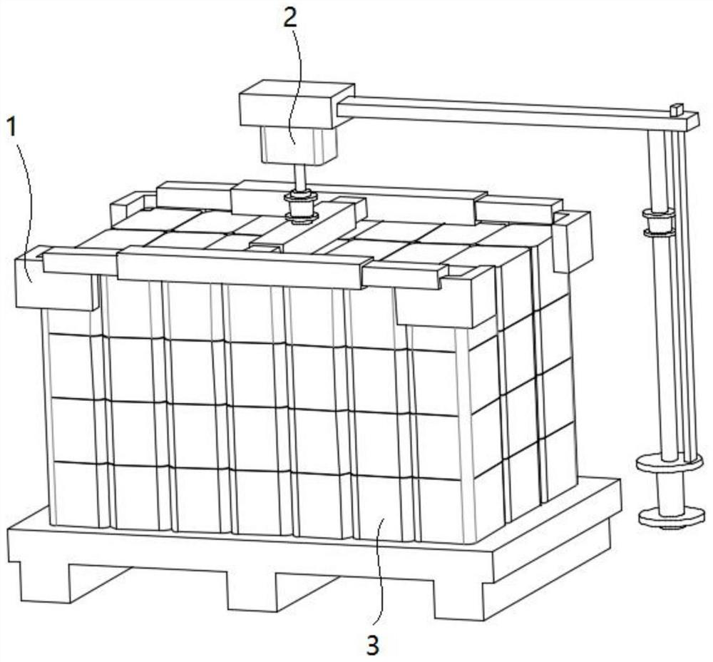 Portable winding film packaging device