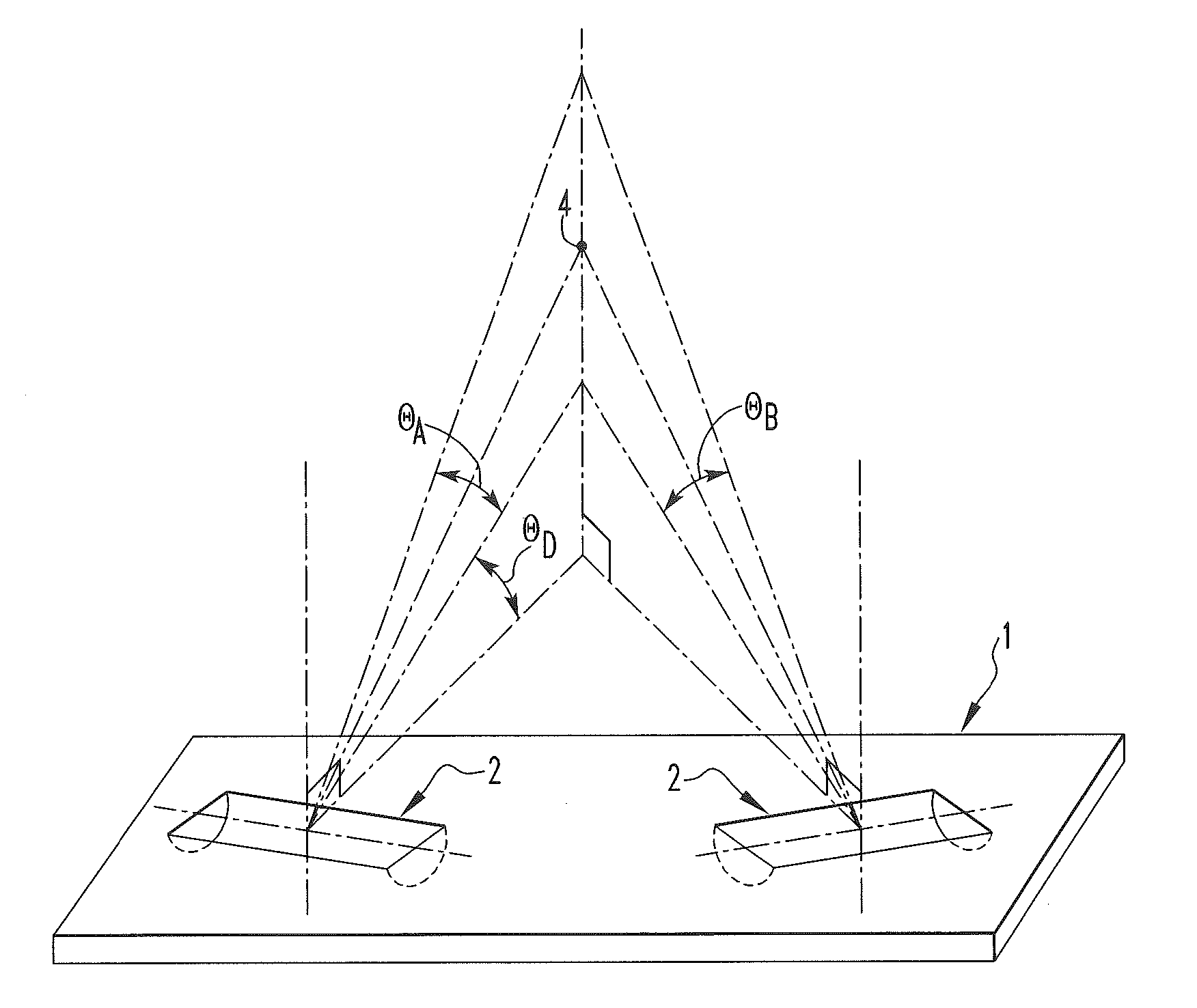 Optically variable device exhibiting non-diffractive three-dimensional optical effect