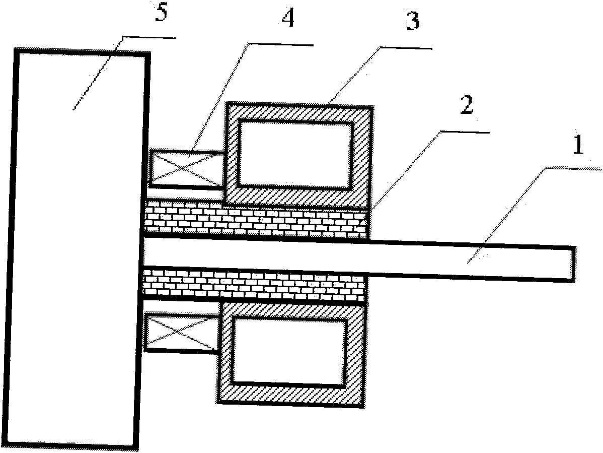 Horizontal electromagnetic continuous casting equipment for copper alloy sheet