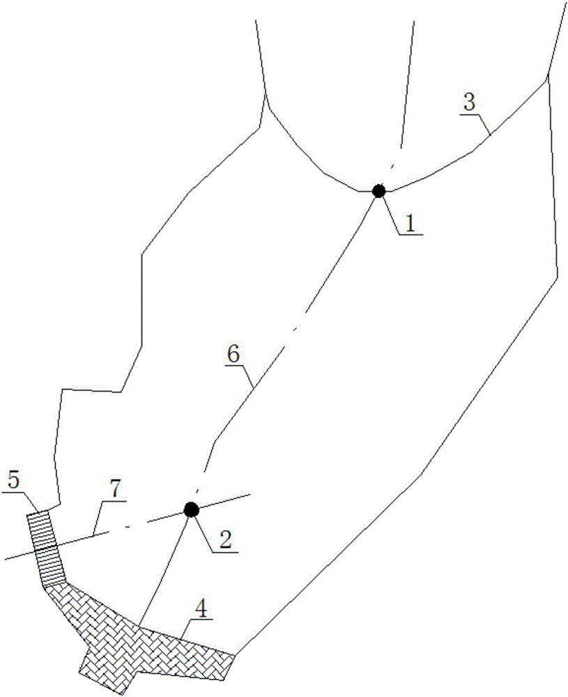 Vertical water temperature mixing inversion effect observation method and apparatus in front of reservoir dam