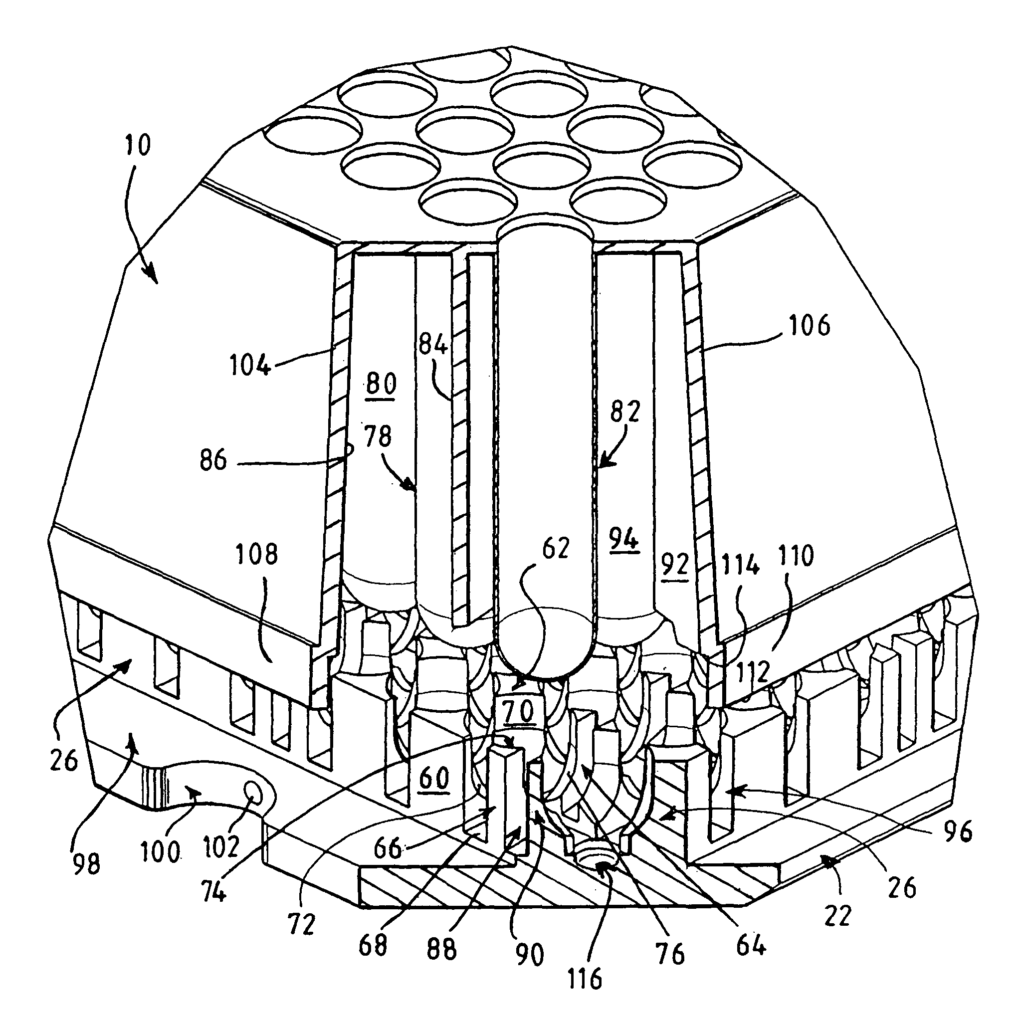 Heating of microtitre well plates in centrifugal evaporators