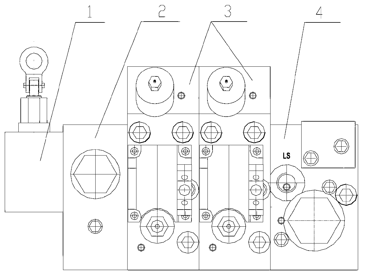 Dual-purpose multi-channel hydraulic proportional valve